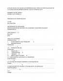 ESPECIALIZACION EN GESTION DE LA CALIDAD Y AUDITORIA EN SALUD