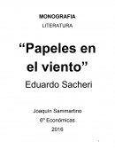Monografia de "Papeles en el viento" de Sacheri