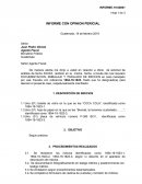 Ejemplo de Formato informe embalaje y traslado de indicios