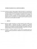 INFORME DE DIAGNOSTICO DE LA GESTIÓN DOCUMENTAL
