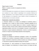 La equidad e inclusión en la asignatura de Historia