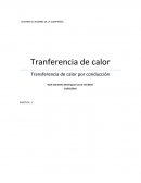Transferencia de calor por conducción