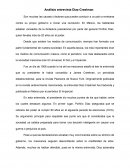 Análisis Entrevista Díaz Creelman