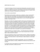 IMPORTANCIA DE LA SALUD