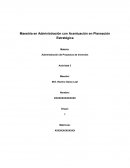 Maestría en Administración con Acentuación en Planeación Estratégica