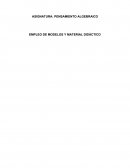 Lenguaje Algebraico: ecuaciones lineales o de primer grado