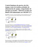 Control luminoso de puerta