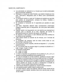 BASES DEL CAMPEONATO. Página 1