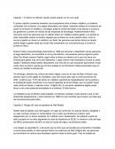 Capítulo 1: El dinero en efectivo (Quién quiere acabar con él y por qué)