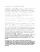 ENSAYO SOBRE LA ÉTICA Y CONDUCTA PROFESIONAL