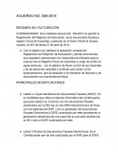 RESUMEN DE ACUERDO 058-2014