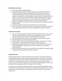 Generalidades del proyecto GRADINA GARDEN. Página 1