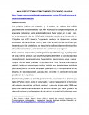 ANALISIS ELECTORAL DEPARTAMENTO DEL QUINDIO 1974-2010