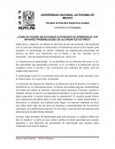 Como se pueden seleccionar actividades de aprendizaje con mayores probabilidades de alcanzar estos fines?