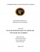 PLAN DE NEGOCIO PARA UNA TIENDA DE VENTAS DE TELAS JERSEY