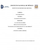 PROYECTO DE INVESTIGACIÓN “MANEJO DEL BALNEARIO RECREATIVO ALVARO OBREGON”