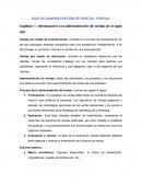 GUÍA DE ADMINISTRACIÓN DE VENTAS