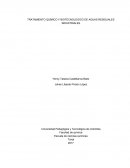 TRATAMIENTO QUÍMICO Y BIOTECNOLOGICO DE AGUAS RESIDUALES INDUSTRIALES