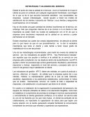 ESTRATEGIAS Y CALIDADES DEL SERVICIO