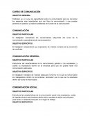 Temas de cursos de comunicación