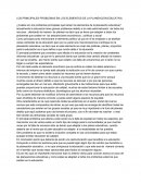 LOS PRINCIPALES PROBLEMAS EN LOS ELEMENTOS DE LA PLANEACIÓN EDUCATIVA