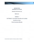 SISTEMAS DE CALIDAD Principales filosofías de la calidad