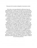 Resumen de la temática trabajada en la primera sesión