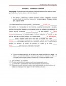 Fundamentos de investigación. Actividad. Coherencia y cohesión