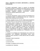 Naturaleza del derecho administrativo y caracteres fundamentales