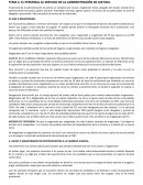 El personal el servicio de la administración de justicia