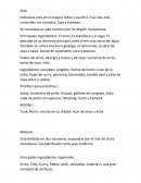 Cocina asiática y sudamericana