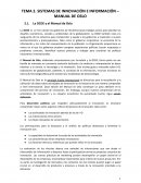 SISTEMAS DE INNOVACIÓN E INFORMACIÓN – MANUAL DE OSLO