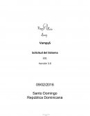 VampyS Solicitud del Sistema