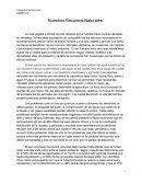 Nuestros Recursos Naturales