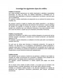 Tipos de créditos