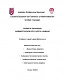 Administracion del capital humano. Power Tennis S.A de C.V