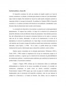 Institucionalismo y desarrollo