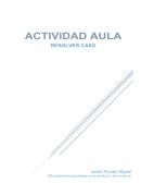 Actividad procesamiento simultaneo/sucesivo. El estudiante resuelve contando por los dedos y empezando en uno