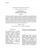 ANÁLISIS ORGÁNICO ELEMENTAL CUALITATIVO