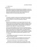 Juan Manuel Gil Berrios Análisis de vida