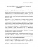 REFLEXIÓN SOBRE LA ACCIÓN DE NULIDAD ELECTORAL DE LOS CONGRESISTAS