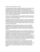 El espíritu científico del asombro a la crítica