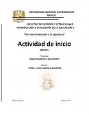 Bases de corrientes filosóficas a partir del siglo XV