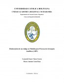 Proceso de Analisis de Jerarquias