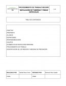 PTS INSTALACIÓN DE TUBERIAS