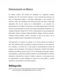 Deforestación en México