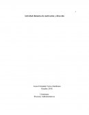 Actividad dinámica de motivación y dirección