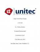 Economía Internacional Cuestionario Cap.9