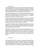 Planeación Financiera. Bases para la planeación financiera