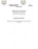 ENFOQUE DEL PROYECTO: CREACION DE UN SISTEMA DE REGISTRO PARA CONTROL DE MAESTRO